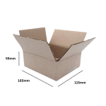 Top-loader Corrugated Shipping & Boxes Various Sizes - Pt Box 55 X 165 X 115MM