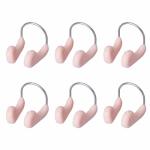 Besportble 6PCS Waterproof Swimming Nose Clip Underwater Nose Clip Anti-choking Nose Plug Nose Protector For Swimming Diving Poo