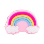 Quest Rainbow Silicone Purse Pink