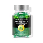 Aliver Jamaica Black Castor Oil Capsules-for Dry & Damaged Hair