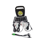 3 Solar Powered Emergency Home System LED Light 100W