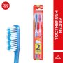 Colgate Double Action Toothbrushes Medium 2 Pack