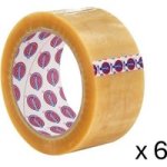 Eurocel Econo Packaging Tape - Clear 48MMX50M 6 Pack