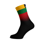 Lithuania Flag Socks - Medium Black