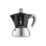 Bialetti Moka Induction Coffee Pot 6 Cups Assorted Colours - Black