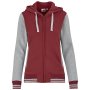 Ladies Princeton Hooded Sweater Red