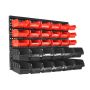 30 Grid Wall Mounted Parts Storage Bin Organizer For Hardware Tools