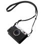 For Fujifilm Instax MINI Evo Full Body Camera Genuine Leather Case Bag With Strap Black
