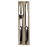 Laguiole 2-PIECE Carving Set Black