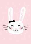 Bunny - Acrylic Wall Print - 600MM X 600MM