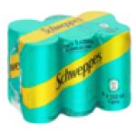 Dry Lemon Soft Drink Cans 6 X 200ML