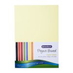 Marlin Project Boards A4 160GSM 100'S Pastel Yellow