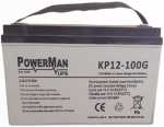 BAT-KP12-100 Powerman 192VDC Battery Pack With 16 X 12V 100AH Valve Regulated Sealed Batteries