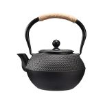 Premium Authentic Oriental Cast Iron Tea-pot With Infuser - Black 300ML