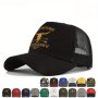 Yellowstone Baseball Cap With Silk Print Mesh Cap Men's And Women's Washed Breathable Sun Hat