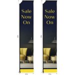 Legend 4M Sublimated Telescopic Flying Banner Skin Set Of 2 Excludes Hardware