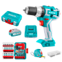 Totai Total Drill Impact 60NM 13MM B/l Li-ion 20V Kit