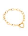 Waterproof Gold Plated Stainless Steel Cubic Zirconia Mary Charm