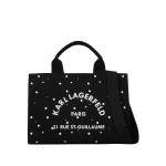 Exclusive Rue St-guillaume Faux-pearls Medium Tote Bag -black