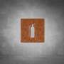 Fire Extinguisher Sign - Rust - Powder Coated Aluminum