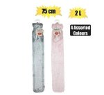 Hotwater Bottle W plush Cover Long 2L Marketplace Brits Bros