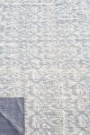 Ikat Pale Blue Grey Cotton Throw 150X220