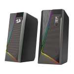 Redragon Anvil 2.0 Speakers 2 X 3W|8 Mode RGB|USB+3.5MM|POWER + Volume Buttons - Black - RD-GS520