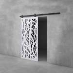Sliding Door Screen - H 2100 X W 1000 Mm Stone Grey Outdoor