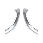 1 Pair Car Inside Doors Handle Pull Trim Cover 51417417513 For Bmw X1 2016- Left Driving Silver