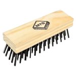 Mts Fine Steel Wire Brush Wooden Block
