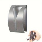 Stainless Steel Zipper Jig Tool: Easy Zipper Pull Installation - Silver Gray