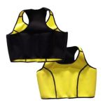 Yoga Top Cross Back Bra Yellow Reversible