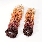 12 Pcs Silk Scrunchies For Women Large Scrunchie Satin Silk Thick Elastic Hair Ties Jumbo Hair Scrunchies