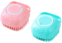 Set Of 2 Silicone Pets Massagers & Bath Shampoo Brushes Pets Shower Tool