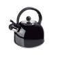 - Stainless Steel Whistling Kettle Black 2.5 Litre