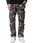 Match Men's Wild Cargo Pants 34 Gray Max