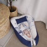 Baby Safe Nest Safe Sleeping Pod Blue Bear Planes And Air Balloons