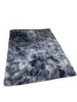 Smte Shaggy Carpet Dark Blue Rainbow 150CM X 200CM With Keychain