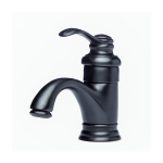 BTB003- Blackened Brass Retro Basin Mixer
