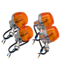 Short Kit 4PCS Motorcycle Tail Lamp Compatible Sundiro Honda Wuyang Lifan
