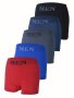 5pcs Men's Underwear Men's Mid-waist Sports Seamless Comfortable Breathable Youth Boxer Briefs Set Suitable One Size Fits S/M/L