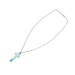 Silver Cut Out Cross Necklace