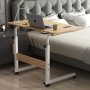 Focus - Portable Laptop Desk With Adjustable Stand & Wheels - Wood