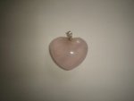 Rose Quartz .925 Sterling Silver Pendant STSPJ2