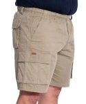 Mens Eagle Baler Cargo Elast Shorts - 34 Khaki