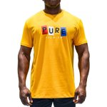 Pure Block S S Tee Mustard