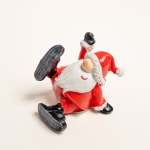 Clumsy Claus Ceramic Ornaments Assorted - Leg Up