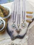 Brass Pendant Necklace By Autumn Essence - Ying Yang