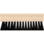 Black Wooden Shoe Brush