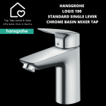 Hansgrohe Logis 100 Standard Single Lever Chrome Basin Mixer Tap